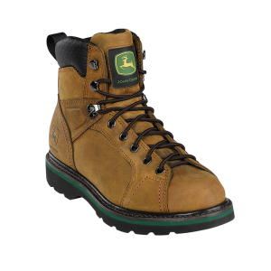 John Deere Lace To Toe : Brown Crazy Horse - Mens